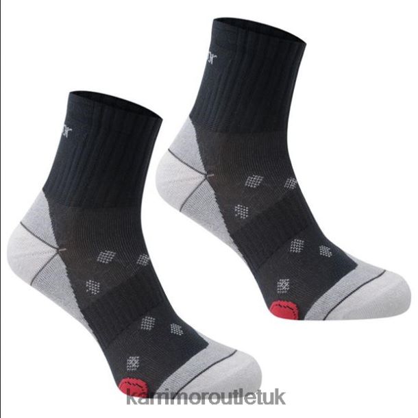 Karrimor Boots UK - Accessories Karrimor 2 pack Running Socks Mid Grey Women R04TL049