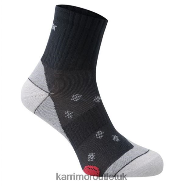 Karrimor Boots UK - Accessories Karrimor 2 pack Running Socks Mid Grey Women R04TL049