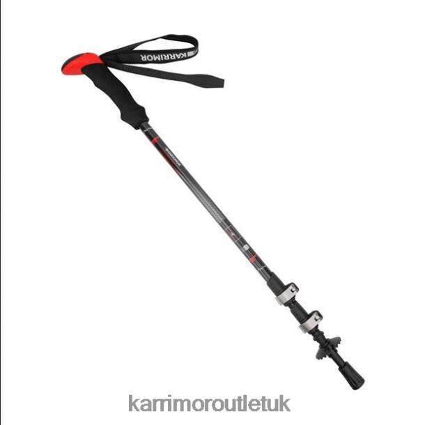 Karrimor Boots UK - Accessories Karrimor Carbon Walking Poles Black/Red Men R04TL0202