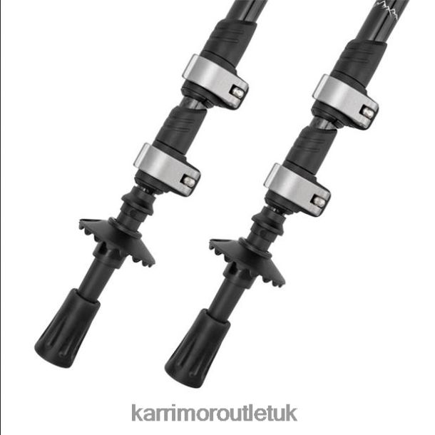 Karrimor Boots UK - Accessories Karrimor Carbon Walking Poles Black/Red Men R04TL0202