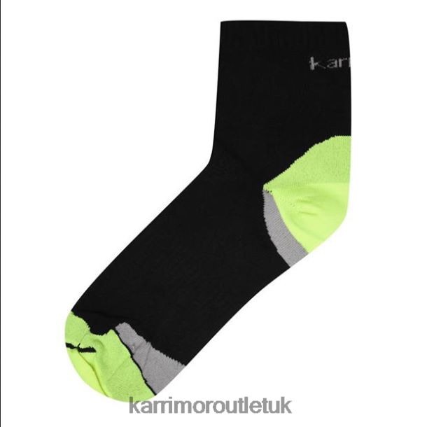 Karrimor Boots UK - Accessories Karrimor Duo 1 pack Running Socks Black Men R04TL052