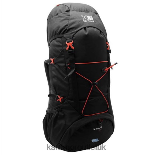 Karrimor Boots UK - Accessories Karrimor Leopard 65 Rucksack Black/Red Unisex R04TL0226