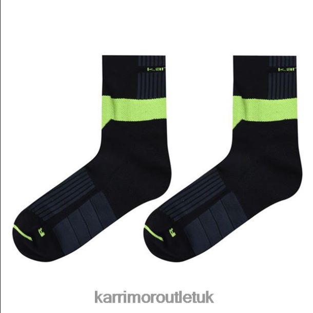 Karrimor Boots UK - Accessories Karrimor Supreme 1 Pack Running Socks Black Men R04TL042