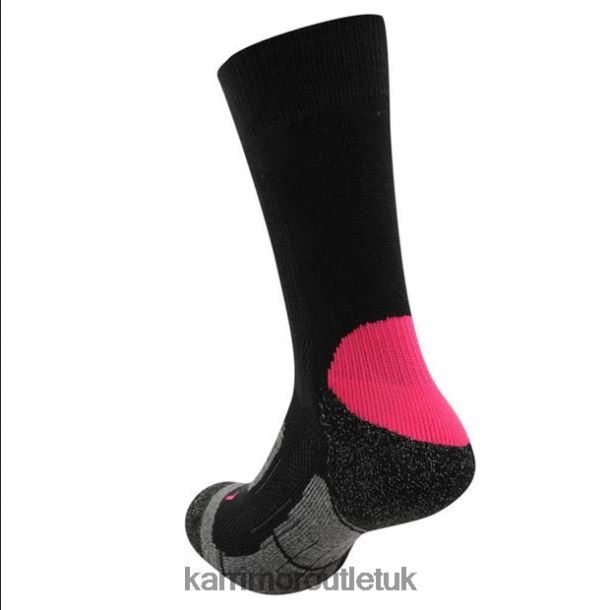 Karrimor Boots UK - Accessories Karrimor Trekking Socks Black/Fucshia Women R04TL0118