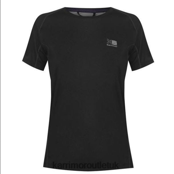 Karrimor Boots UK - Clothing Karrimor Aspen Tech T Shirt Black Women R04TL0184