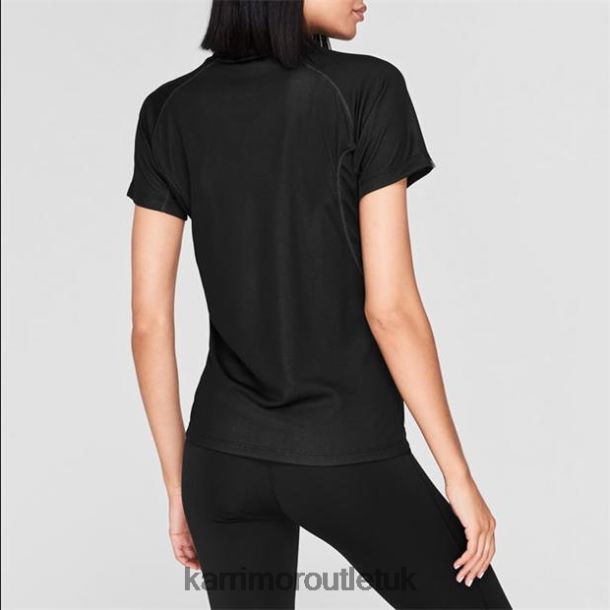 Karrimor Boots UK - Clothing Karrimor Aspen Tech T Shirt Black Women R04TL0184