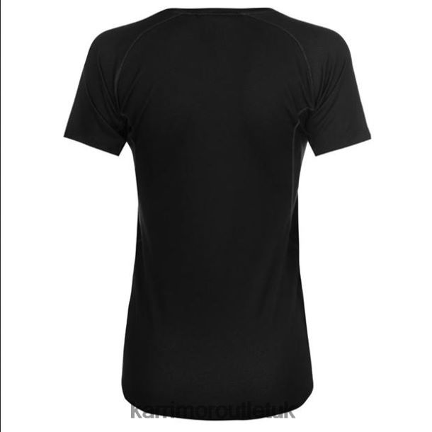 Karrimor Boots UK - Clothing Karrimor Aspen Tech T Shirt Black Women R04TL0184