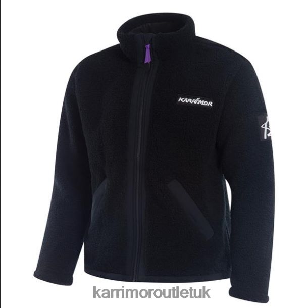 Karrimor Boots UK - Clothing Karrimor K2 Sherpa Fleece Jacket Black Men R04TL0157