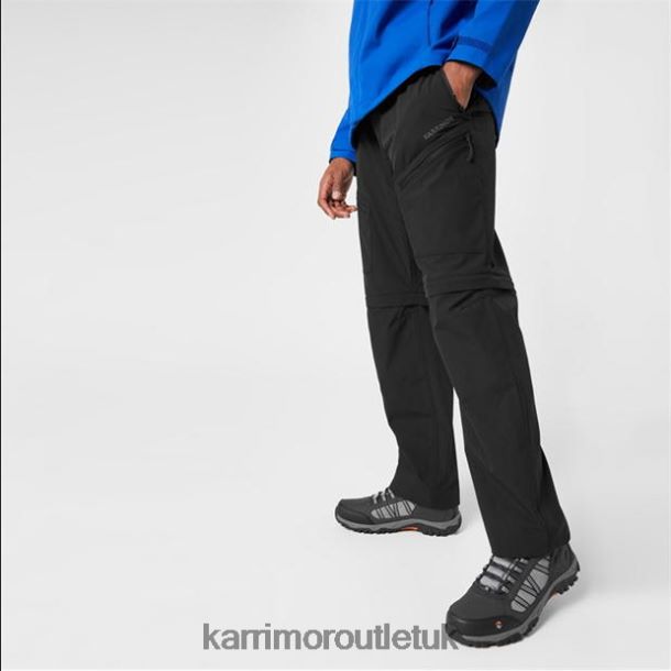 Karrimor Boots UK - Clothing Karrimor Panther Zipped Trousers Black Unisex R04TL0274