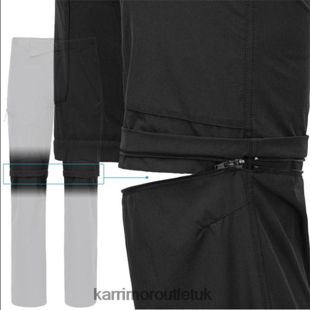 Karrimor Boots UK - Clothing Karrimor Panther Zipped Trousers Black Unisex R04TL0274