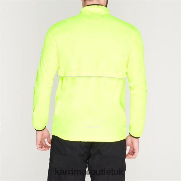 Karrimor Boots UK - Clothing Karrimor Running Jacket Fluo Yellow Men R04TL09