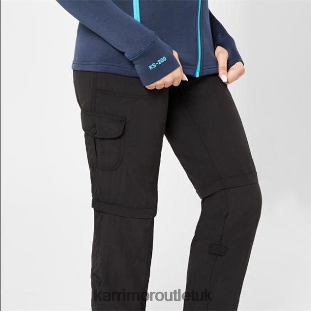 Karrimor Boots UK - Clothing Karrimor Zip Off Trousers Black Women R04TL0187