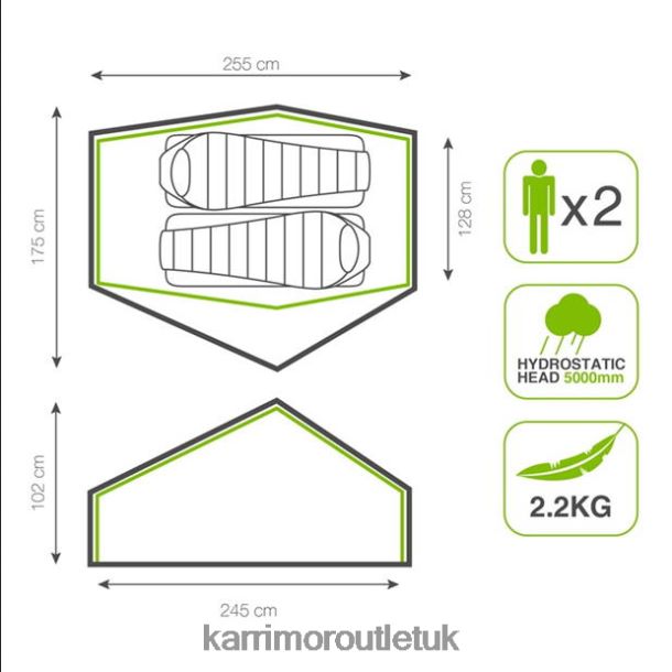 Karrimor Boots UK - Collection Karrimor Panther 2 Tnt 33 Green Unisex R04TL0256