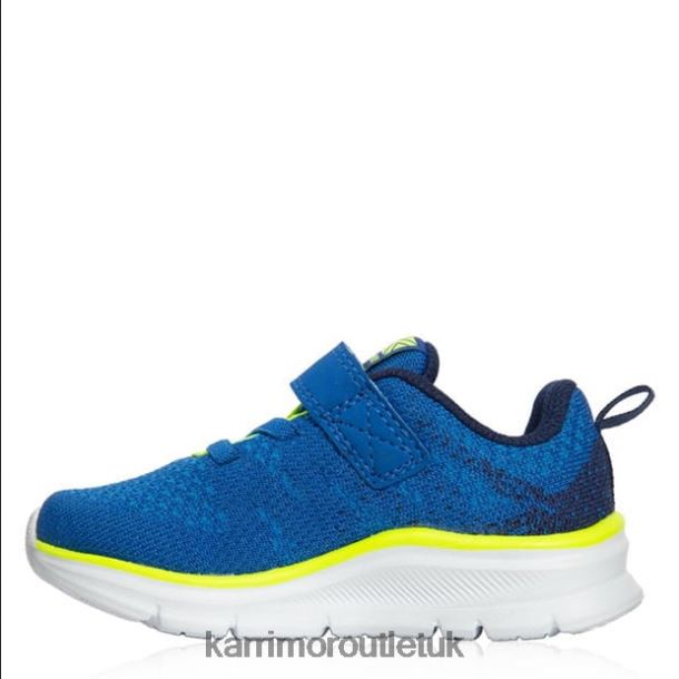 Karrimor Boots UK - Footwear Karrimor Duma 6 Running Shoes Blue/Lime Boys R04TL0289