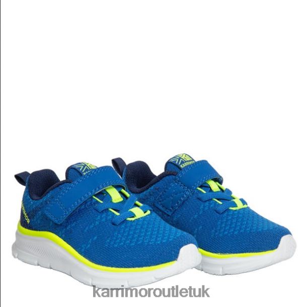 Karrimor Boots UK - Footwear Karrimor Duma 6 Running Shoes Blue/Lime Boys R04TL0289