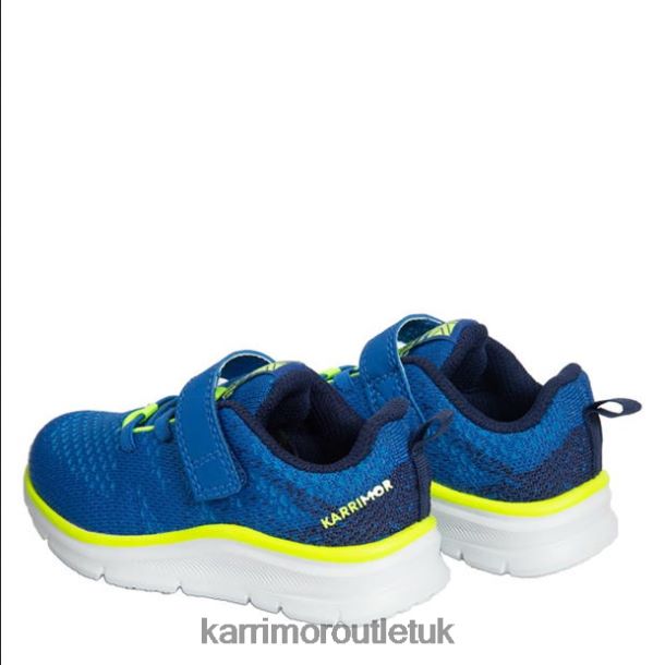 Karrimor Boots UK - Footwear Karrimor Duma 6 Running Shoes Blue/Lime Boys R04TL0289