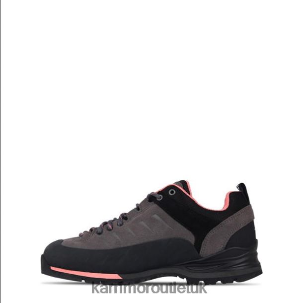 Karrimor Boots UK - Footwear Karrimor Hot Route Walking Shoes Charcoal/Coral Women R04TL0103