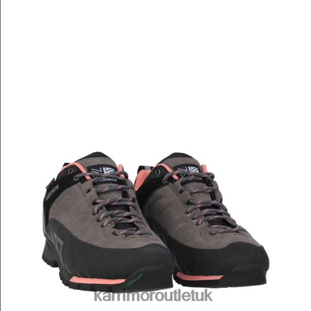 Karrimor Boots UK - Footwear Karrimor Hot Route Walking Shoes Charcoal/Coral Women R04TL0103