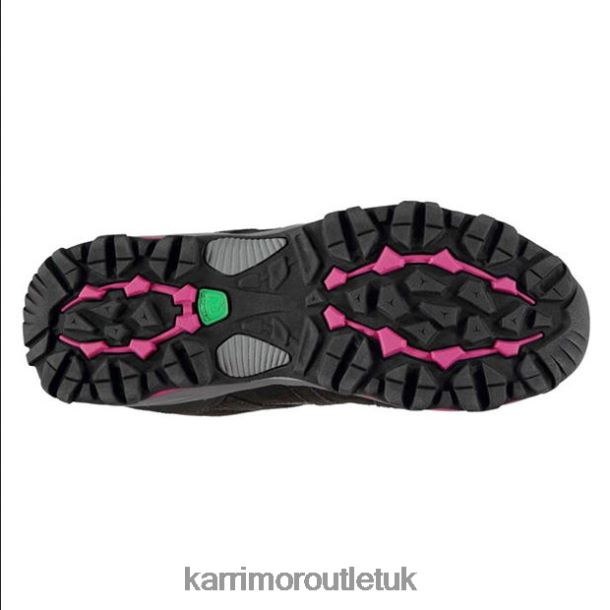 Karrimor Boots UK - Footwear Karrimor Mount Low Walking Shoes Black/Pink Women R04TL094