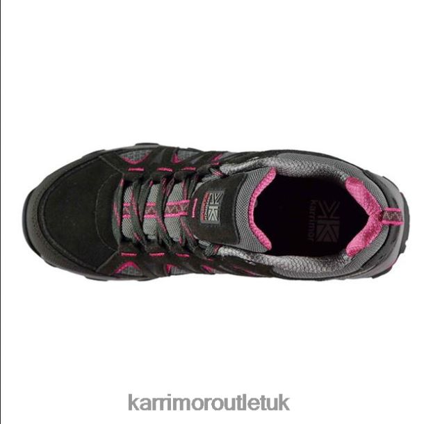 Karrimor Boots UK - Footwear Karrimor Mount Low Walking Shoes Black/Pink Women R04TL094