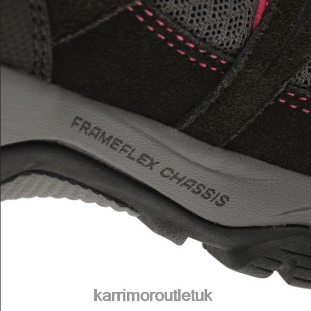 Karrimor Boots UK - Footwear Karrimor Mount Low Walking Shoes Black/Pink Women R04TL094