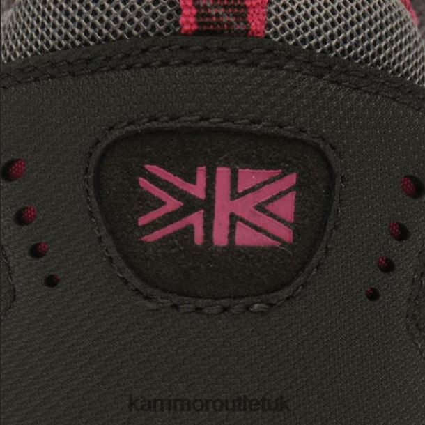 Karrimor Boots UK - Footwear Karrimor Mount Low Walking Shoes Black/Pink Women R04TL094