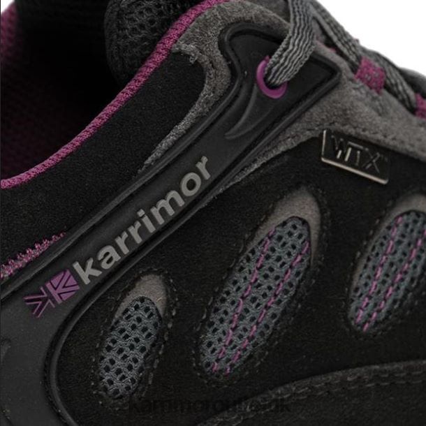 Karrimor Boots UK - Footwear Karrimor Ridge WTX Walking Shoes Charcoal Women R04TL0100