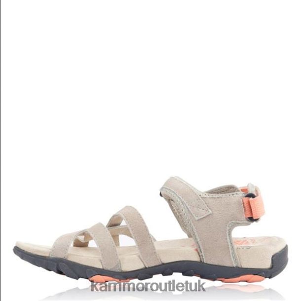 Karrimor Boots UK - Footwear Karrimor Salina Leather Walking Sandals Beige Women R04TL0106