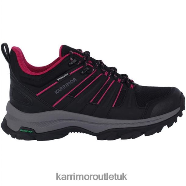 Karrimor Boots UK - Footwear Karrimor Walking Shoes Black/Berry Men R04TL097