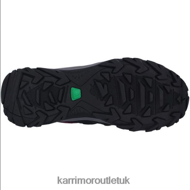 Karrimor Boots UK - Footwear Karrimor Walking Shoes Black/Berry Men R04TL097