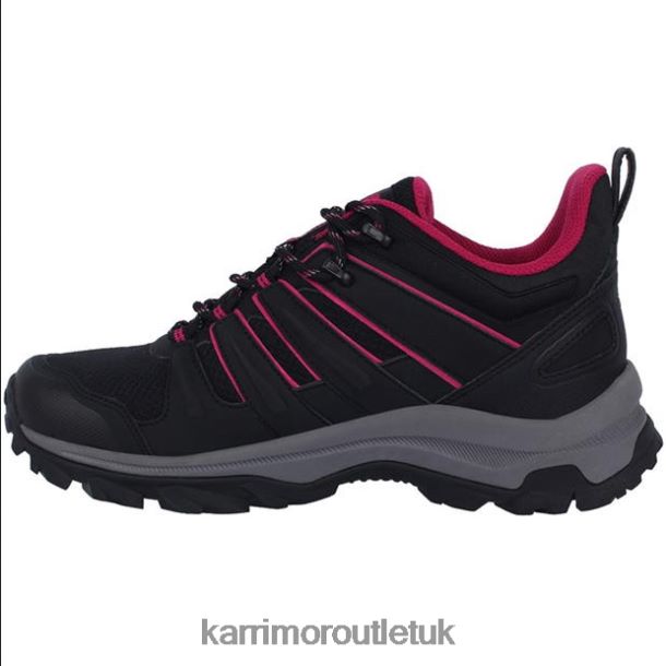 Karrimor Boots UK - Footwear Karrimor Walking Shoes Black/Berry Men R04TL097