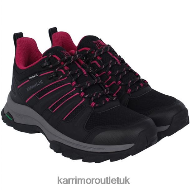 Karrimor Boots UK - Footwear Karrimor Walking Shoes Black/Berry Men R04TL097