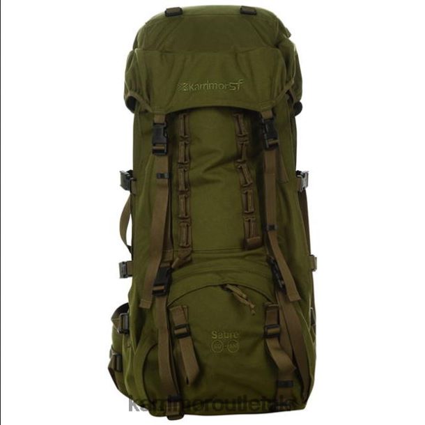 Karrimor Sandals UK - Accessories Karrimor Sabre 60 100 Rucksack Olive Unisex R04TL0237