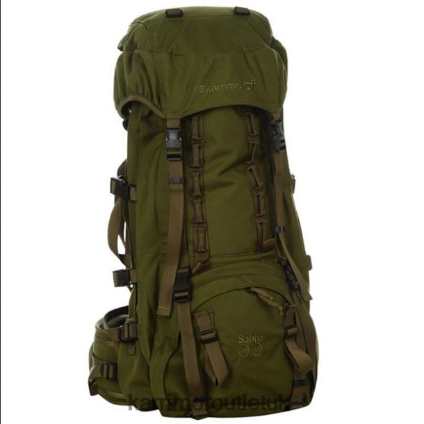 Karrimor Sandals UK - Accessories Karrimor Sabre 60 100 Rucksack Olive Unisex R04TL0237