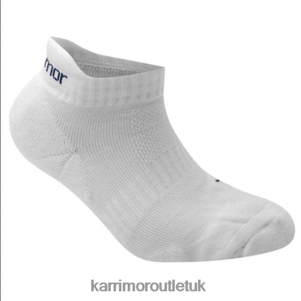 Karrimor Sandals UK - Clothing Karrimor 2 Pack Running Socks White Junior R04TL048