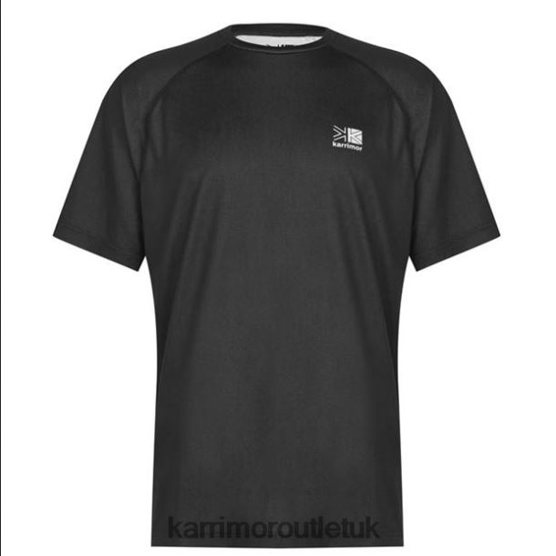 Karrimor Sandals UK - Clothing Karrimor Aspen Technical T Shirt Black/Charcoal Men R04TL0183