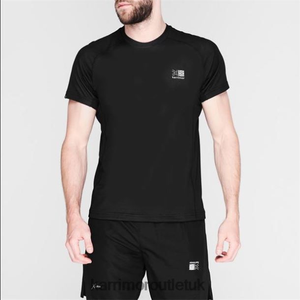 Karrimor Sandals UK - Clothing Karrimor Aspen Technical T Shirt Black/Charcoal Men R04TL0183