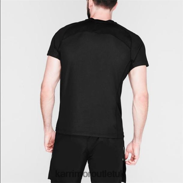 Karrimor Sandals UK - Clothing Karrimor Aspen Technical T Shirt Black/Charcoal Men R04TL0183