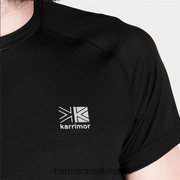 Karrimor Sandals UK - Clothing Karrimor Aspen Technical T Shirt Black/Charcoal Men R04TL0183