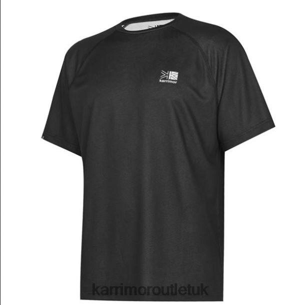 Karrimor Sandals UK - Clothing Karrimor Aspen Technical T Shirt Black/Charcoal Men R04TL0183