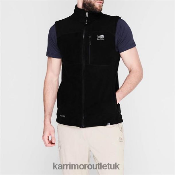 Karrimor Sandals UK - Clothing Karrimor Fleece Gilet Black Men R04TL0174