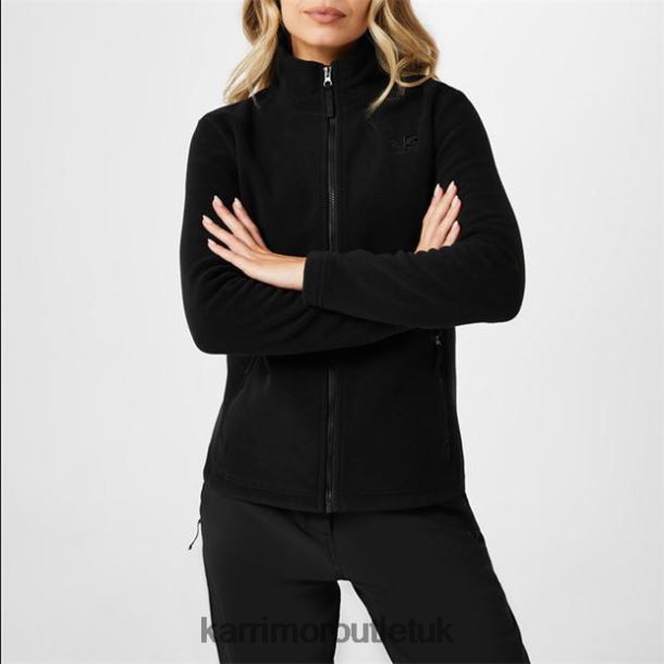 Karrimor Sandals UK - Clothing Karrimor Fleece Jacket Black Women R04TL0195