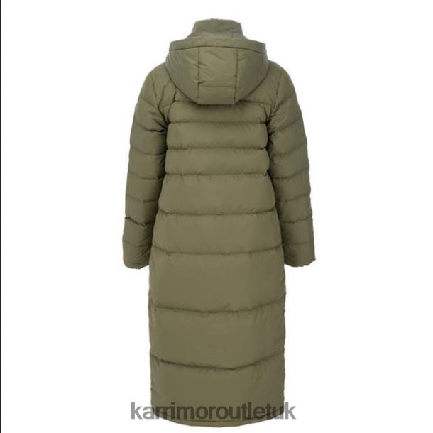 Karrimor Sandals UK - Clothing Karrimor Long Down Jacket Khaki Women R04TL0249