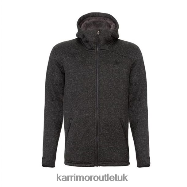 Karrimor Sandals UK - Clothing Karrimor Long Sleeve Hoodie Black Marl Men R04TL0147