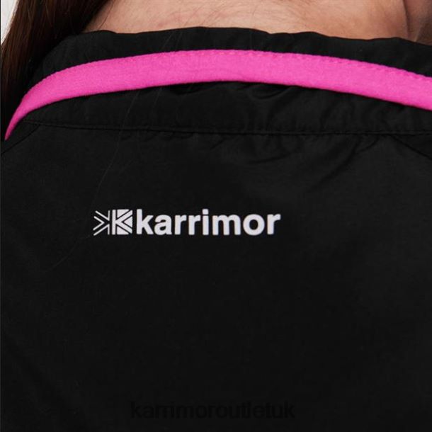 Karrimor Sandals UK - Clothing Karrimor Running Jacket Black/Pink Women R04TL08