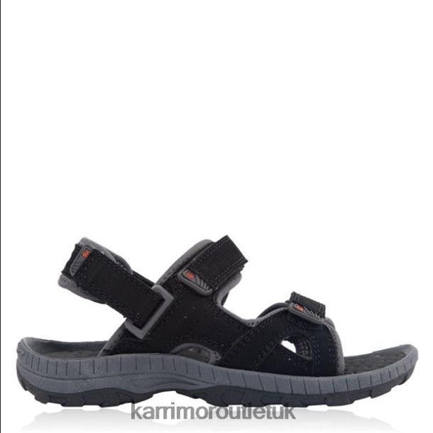 Karrimor Sandals UK - Footwear Karrimor Antibes Sandals Black/Charcoal Kids R04TL0114