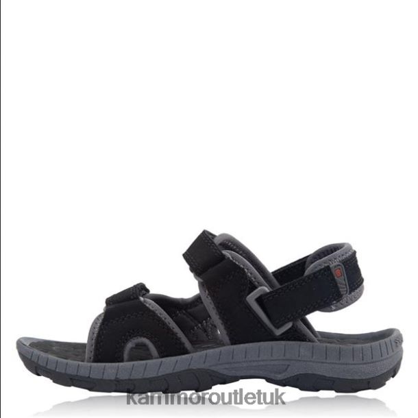 Karrimor Sandals UK - Footwear Karrimor Antibes Sandals Black/Charcoal Kids R04TL0114