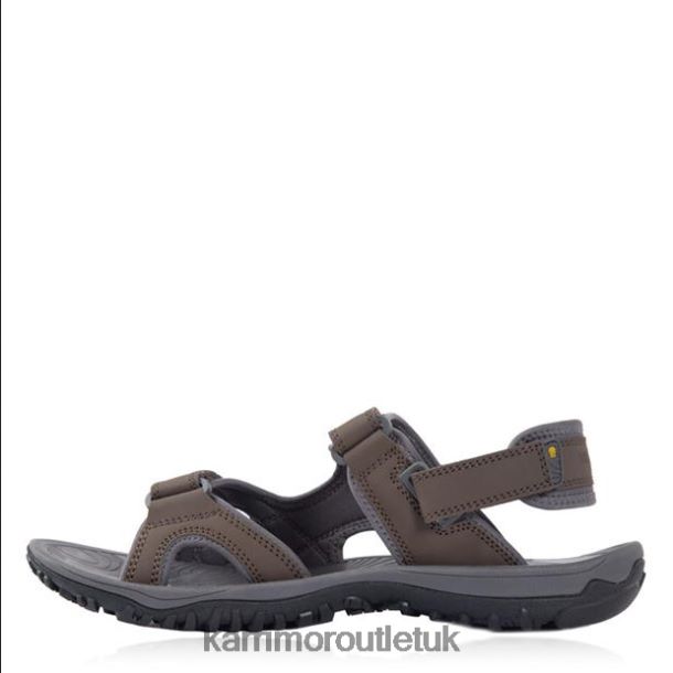 Karrimor Sandals UK - Footwear Karrimor Antibes Sandals Brown Men R04TL084