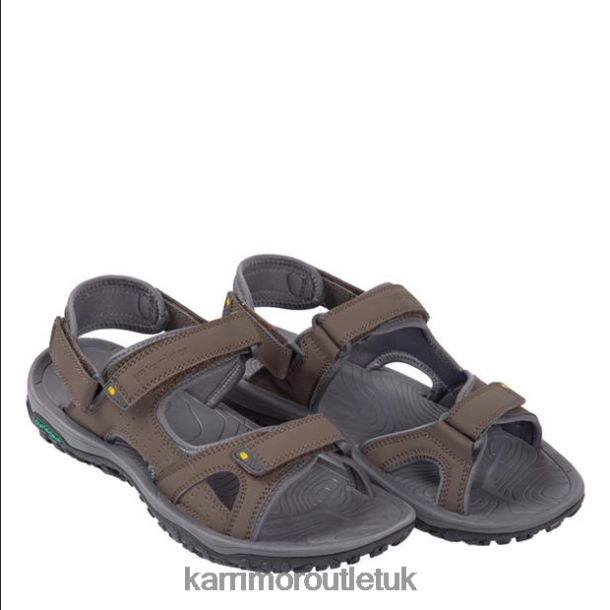 Karrimor Sandals UK - Footwear Karrimor Antibes Sandals Brown Men R04TL084