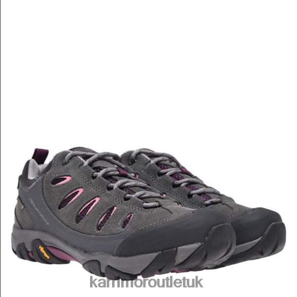 Karrimor Sandals UK - Footwear Karrimor Aspen Low Walking Trainers Charcoal Women R04TL096